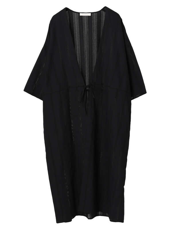 アウトレット 羽織りシャツワンピース オフホワイト ブラック ベージュ Green Parks グリーンパークス のレディースワンピース 6a06l0h1100 ファッション通販のstripe Club