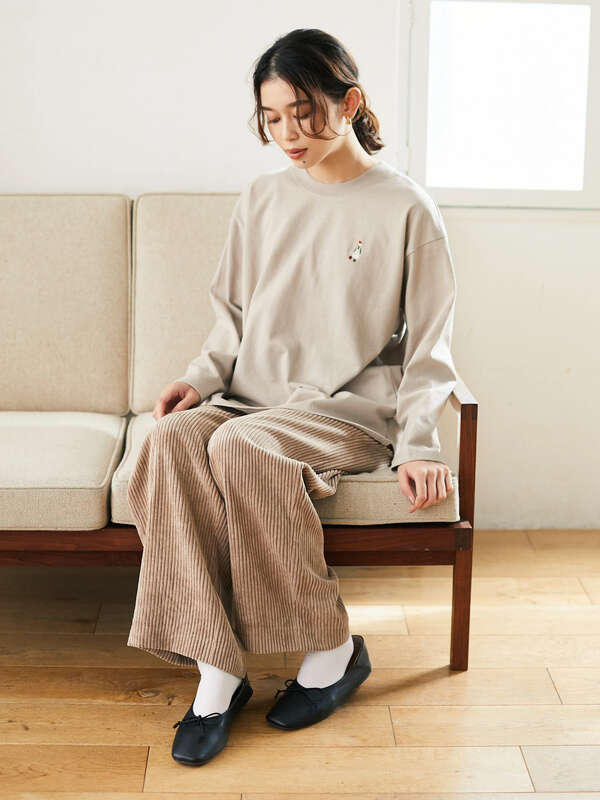 おしゃれ女の子刺繍プルオーバー オフホワイト ブラック ライトベージュ Green Parks グリーンパークス のレディースカットソー 6a04l1c0400 ファッション通販のstripe Club おしゃれ女の子刺繍プルオーバー オフホワイト ブラック ライトベージュ Green Parks グリーンパークス のレディースカットソー 6a04l1c0400 ファッション通販のstripe Club