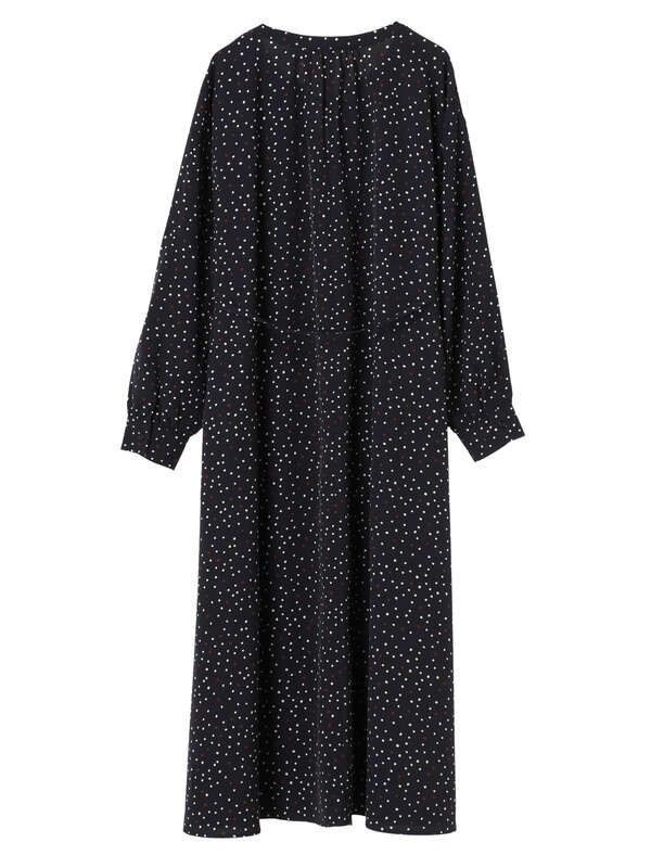 ランダムドットワンピース ベージュ ブラウン ネイビー Green Parks グリーンパークス のレディースワンピース 6a04l0h00 ファッション通販のstripe Club