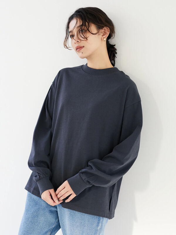 アウトレット Sugar Spoon ハイネックロンt アイボリー オフホワイト チャコールグレー ブラック ピンク ブルー Green Parks グリーンパークス のレディースカットソー 6p07l1c0600 ファッション通販のstripe Club