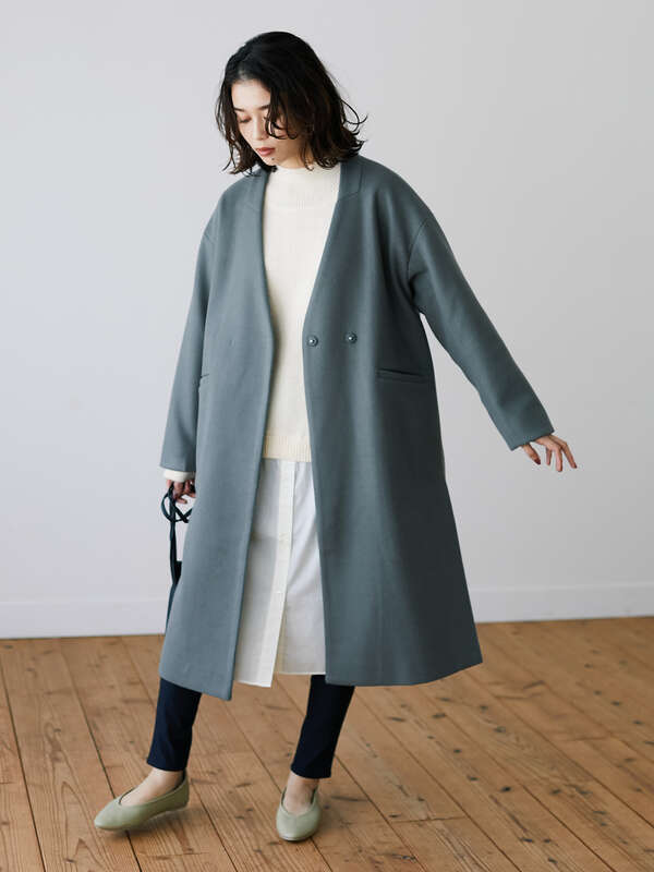 古着 ニット シャツドッキングワンピース アイボリー ブラック グリーン Green Parks グリーンパークス のレディースワンピース 6a07l2h0400 ファッション通販のstripe Club