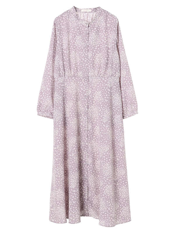 単色フラワーバンドカラーワンピース ライトグレー ブラック ラベンダー Green Parks グリーンパークス のレディースワンピース 6a11l0h0900 ファッション通販のstripe Club