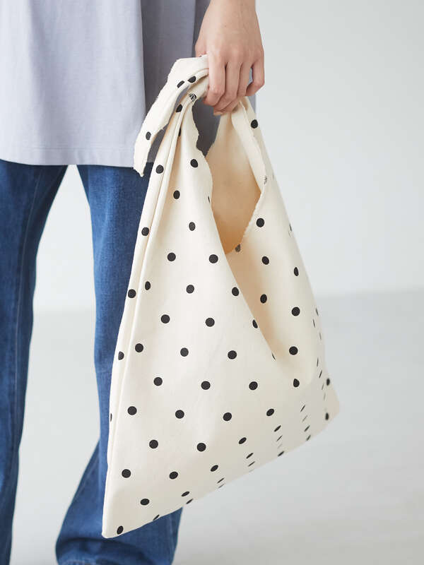 キャンバスリボンワンショルトートバッグ グリーン パープル レオパード ドット Green Parks グリーンパークス のバッグ ポーチ 6p16l0j0600 ファッション通販のstripe Club