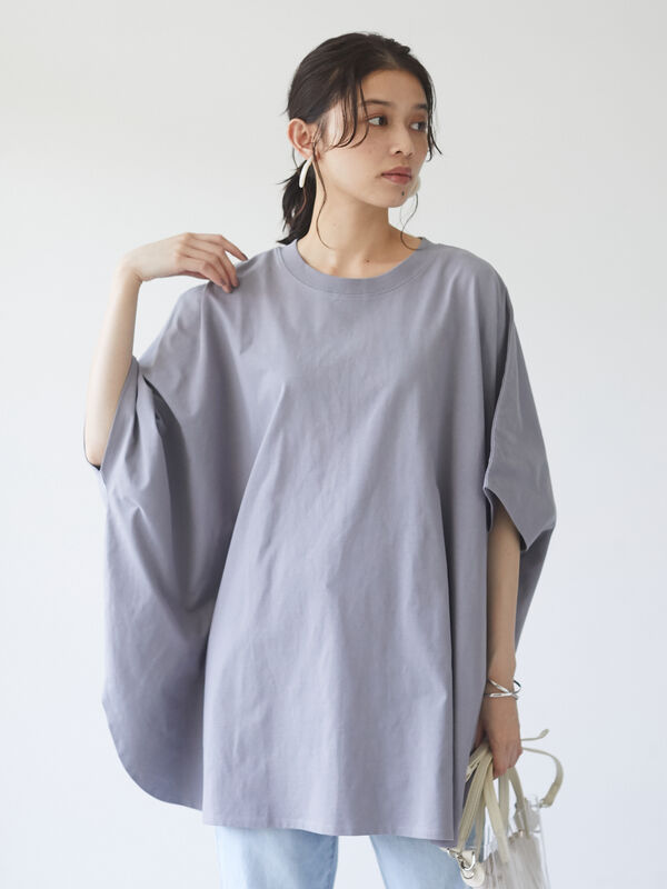アウトレット Sugar Spoon ポンチョtシャツチュニック アイボリー グレー ブラック ライトカーキ Green Parks グリーンパークス のレディースチュニック 6p13l1g0230 ファッション通販のstripe Club