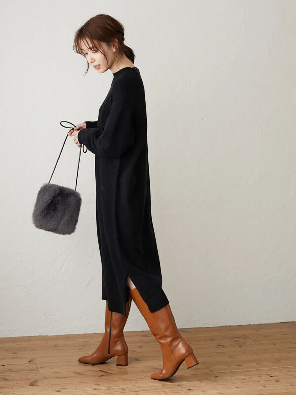 アウトレット クルーネックニットワンピース ブラック ベージュ カーキ Green Parks グリーンパークス のレディースワンピース 6a14l2h0100 ファッション通販のstripe Club アウトレット クルーネックニットワンピース ブラック ベージュ カーキ Green Parks グリーンパークス のレディースワンピース 6a14l2h0100 ファッション通販のstripe Club