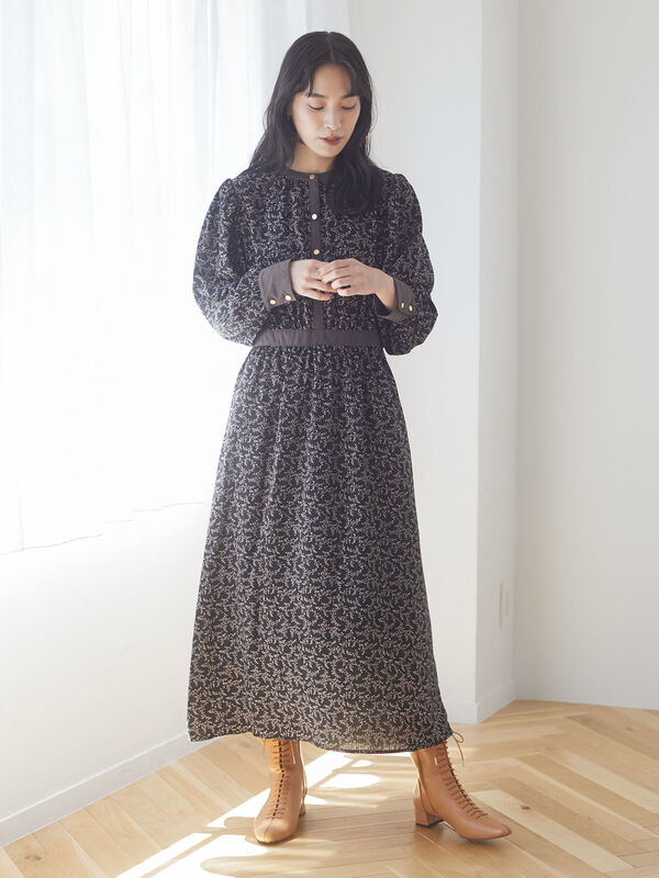 Elencare Due ドビーフラワーワンピース アイボリー ブラック ブラウン カーキ Green Parks グリーンパークス のレディース ワンピース 6p13l0h0900 ファッション通販のstripe Club Elencare Due ドビーフラワーワンピース アイボリー ブラック ブラウン カーキ Green Parks グリーンパークス のレディース ワンピース 6p13l0h0900 ファッション通販のstripe Club