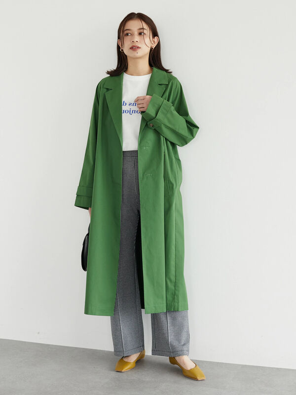 サイズ♡極美品  ロングコート  緑