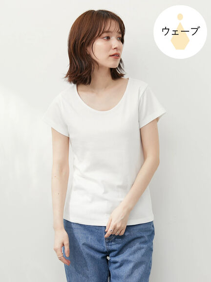 【骨格タイプ ウェーブ】Tシャツ(ホワイト)