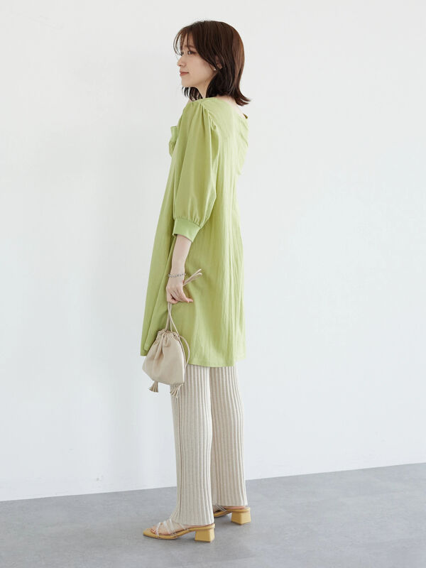古着】カノコカットワンピース（ダークグレー/ミント/ブルー） / Green Parks（グリーンパークス）のレディースワンピース 【6N22L1H0100】｜ファッション通販のSTRIPE CLUB