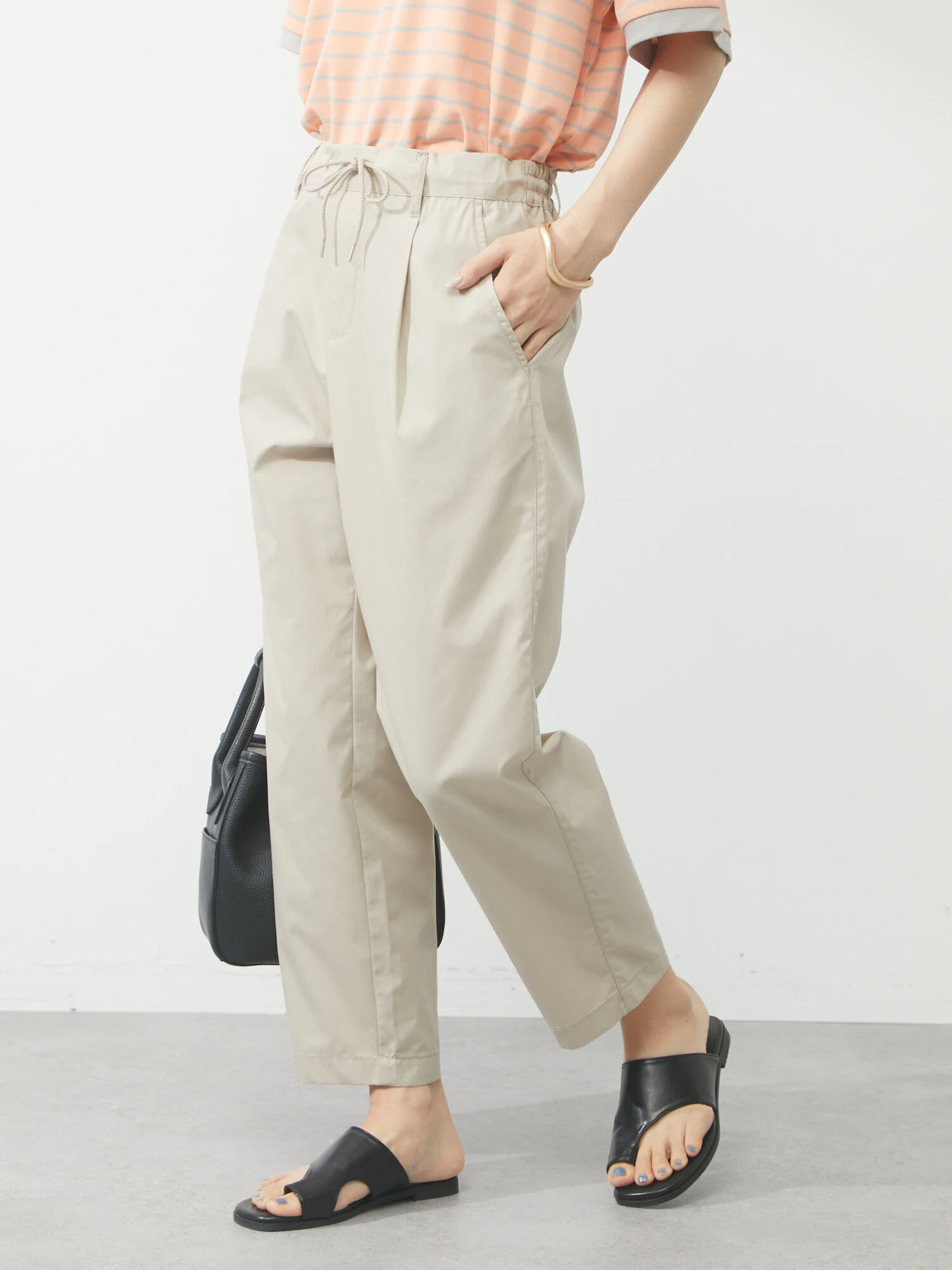 Womens Clothing Trousers Slacks and Chinos Wide-leg and palazzo trousers Boutique Store Cotton Beige Frill Layered Zip Up Hoodie Co-ord Set 