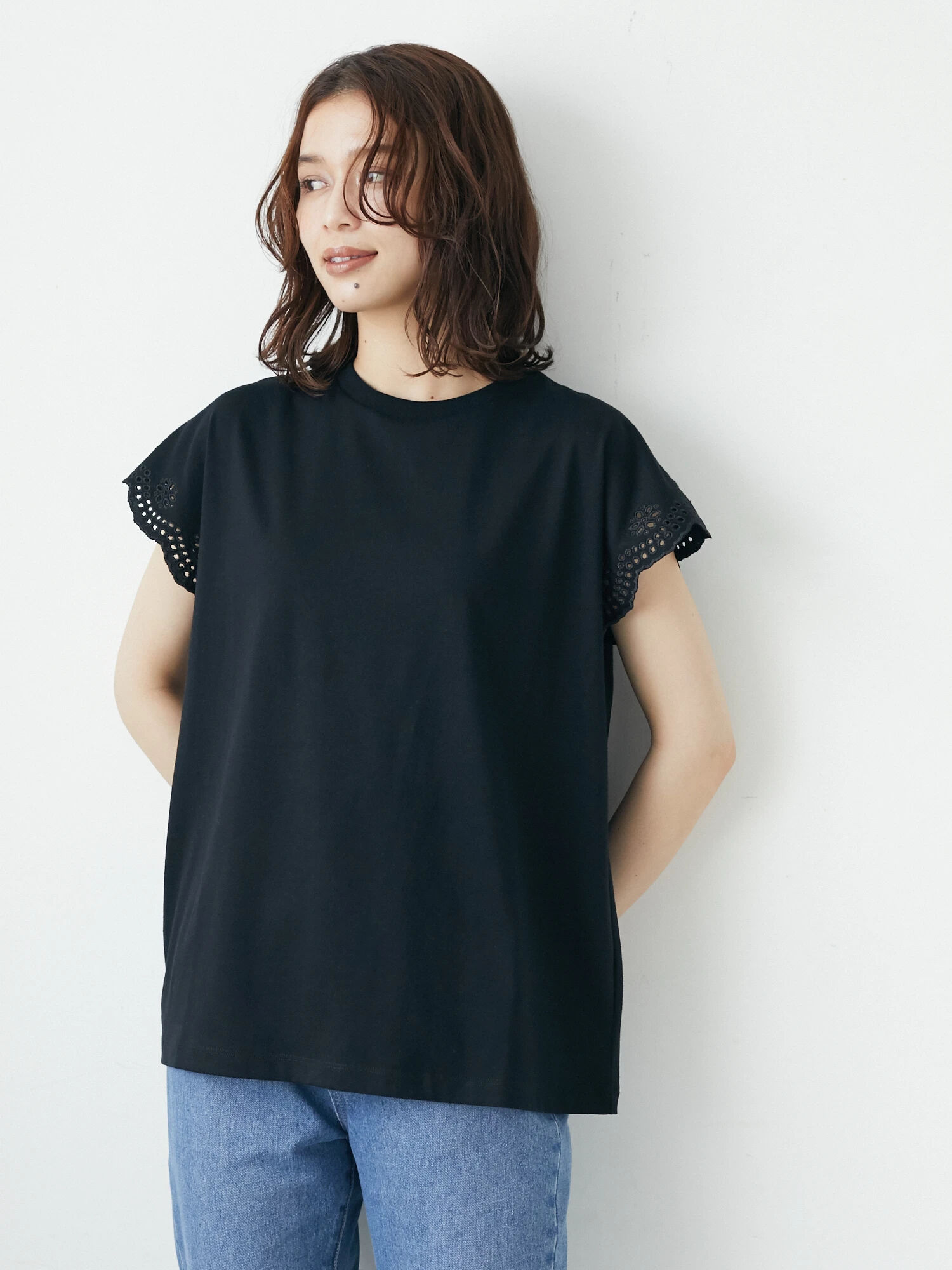 ・SUGAR SPOON アイレットフレンチTシャツ
