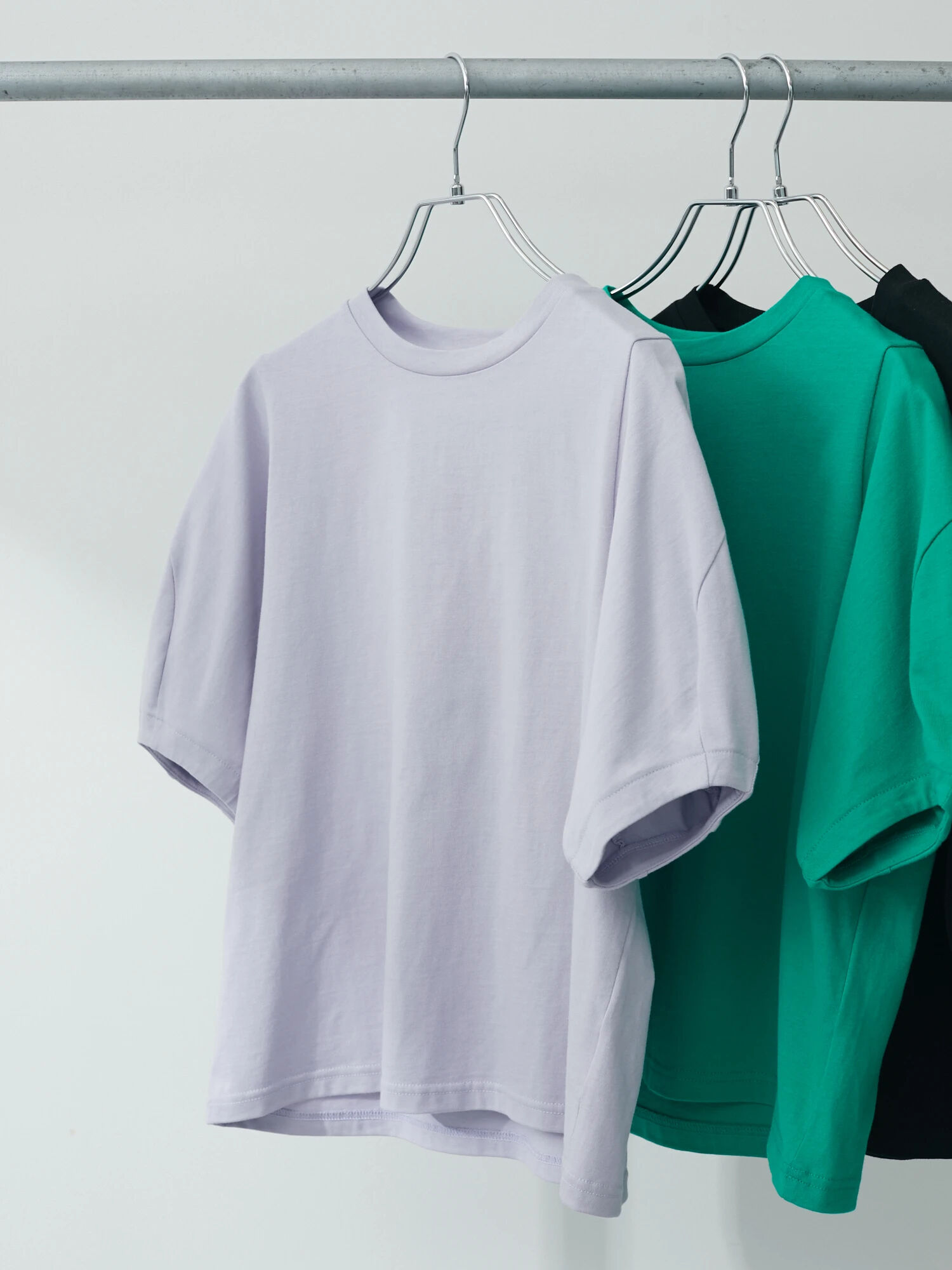KBF.袖デザインTシャツ（ライトグレー/ブラック/グリーン/ブルー
