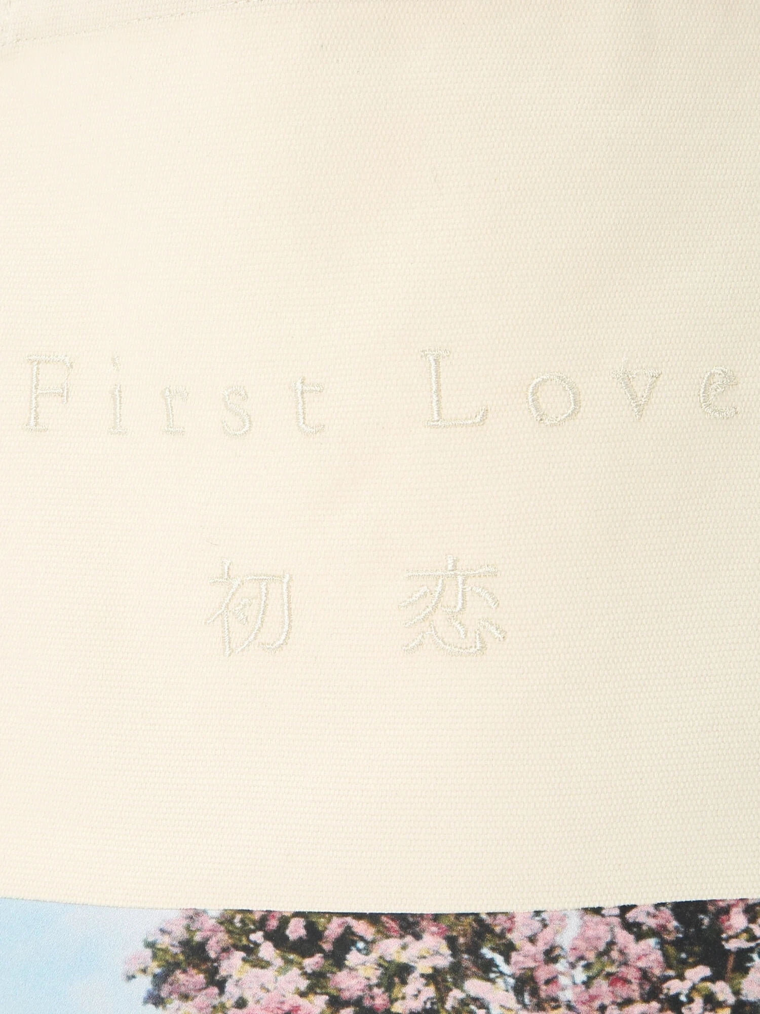 □First Love ライラックフォトptトート（アイボリー） / Green Parks