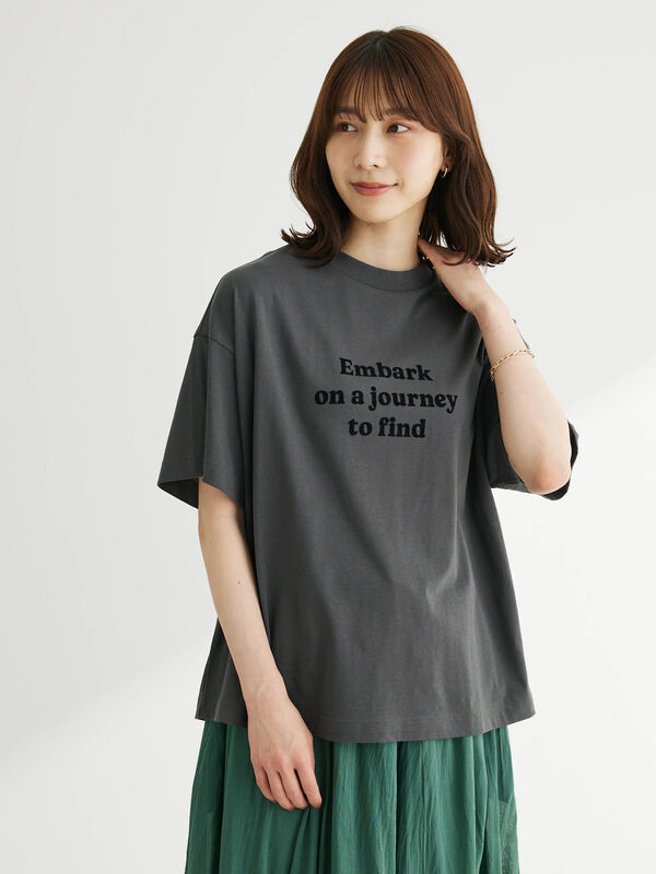 ブロックロゴオーバーサイズTシャツ