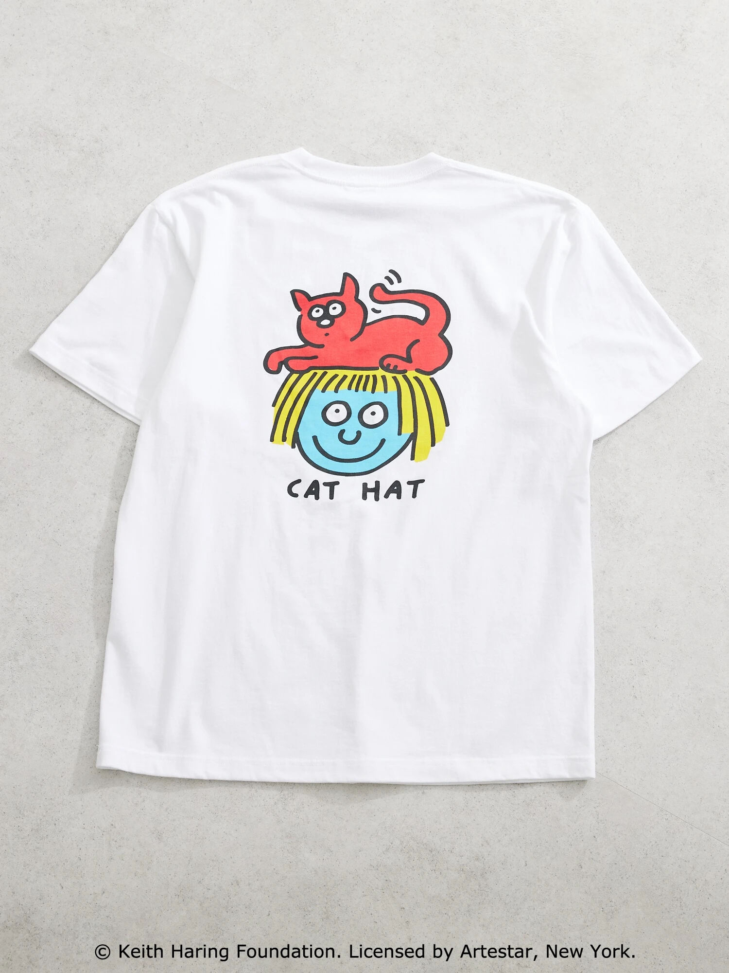 Keith Haring CATHAT T（ホワイト） / Green Parks（グリーン