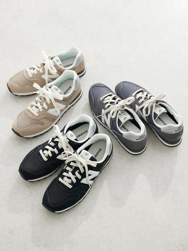 □New Balance ML373（グレー/ブラック/ベージュ） / Green Parks