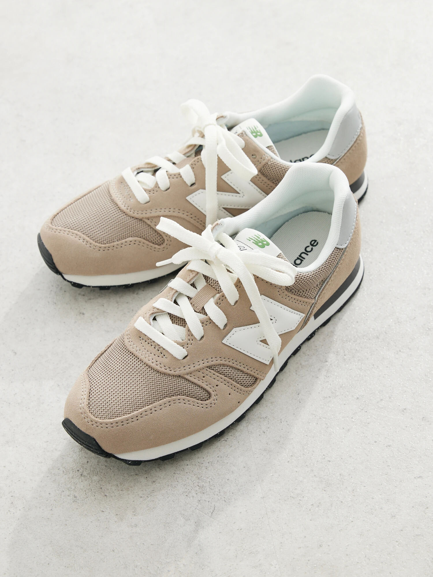 □New Balance ML373（グレー/ブラック/ベージュ） / Green Parks