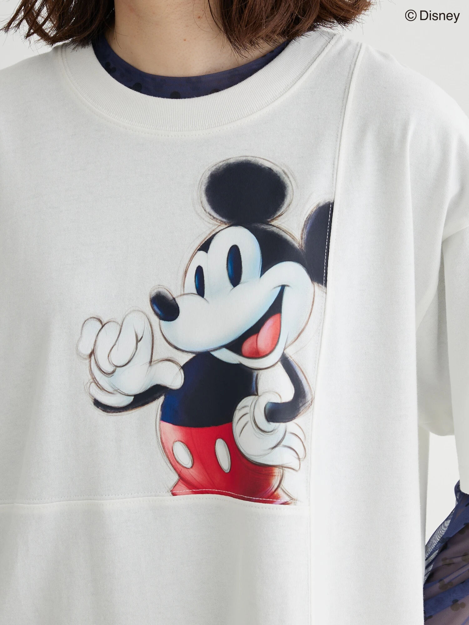 Disney100 ミッキーマウス/Tシャツ（ホワイト） / Green Parks