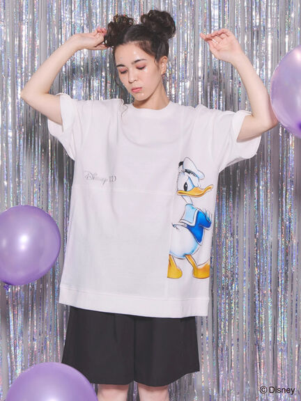 Disney100 ドナルドダック/Tシャツ(ホワイト)