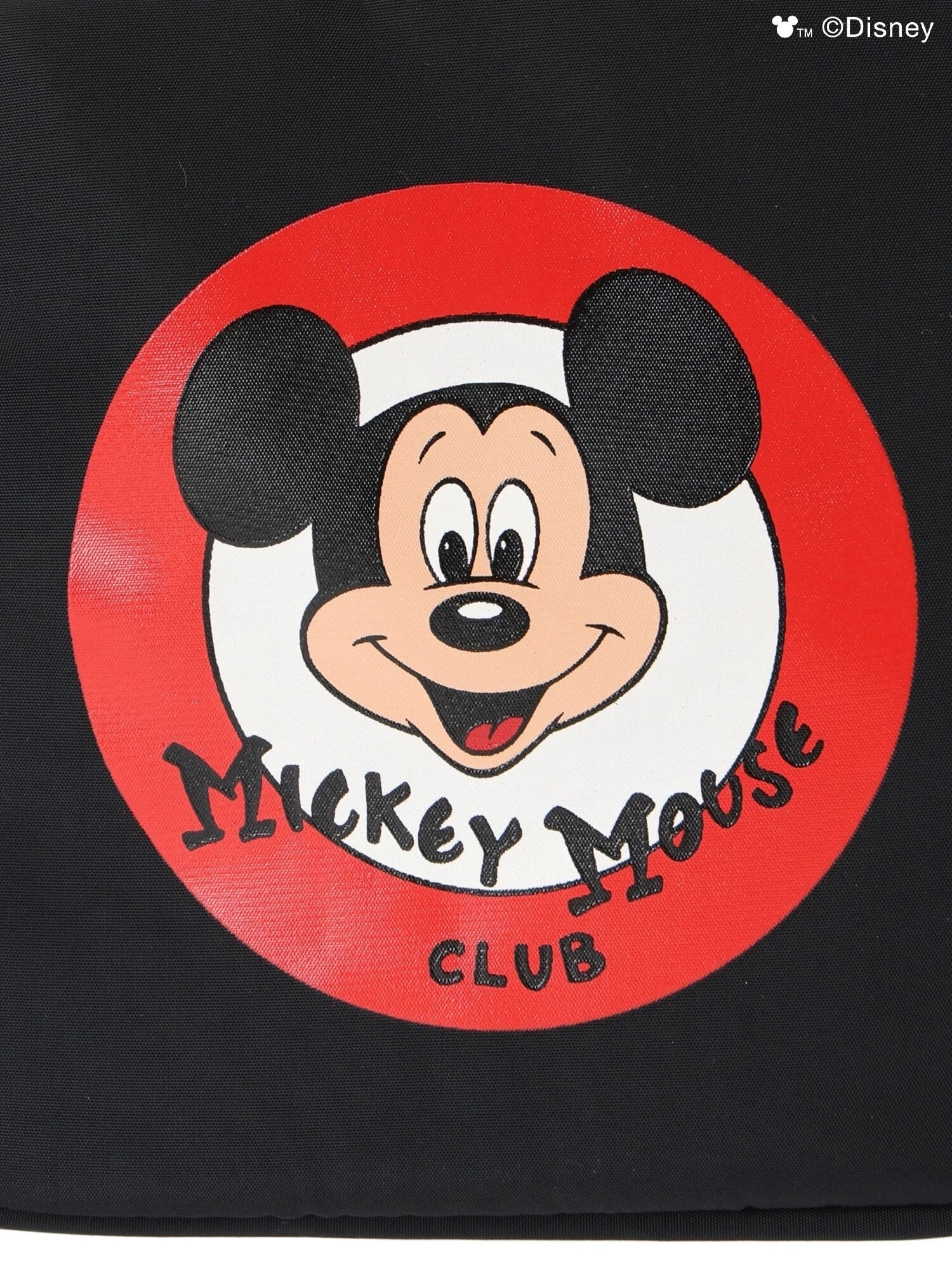 Disney100 / ミッキーマウス・クラブ ポーチ（ブラック/レッド 