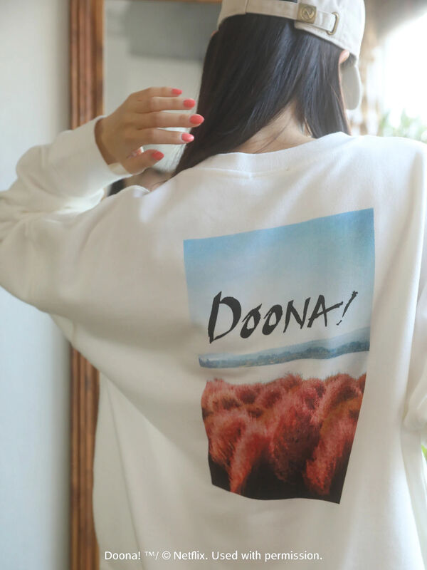 DOONA! ロゴptルーズスウェット