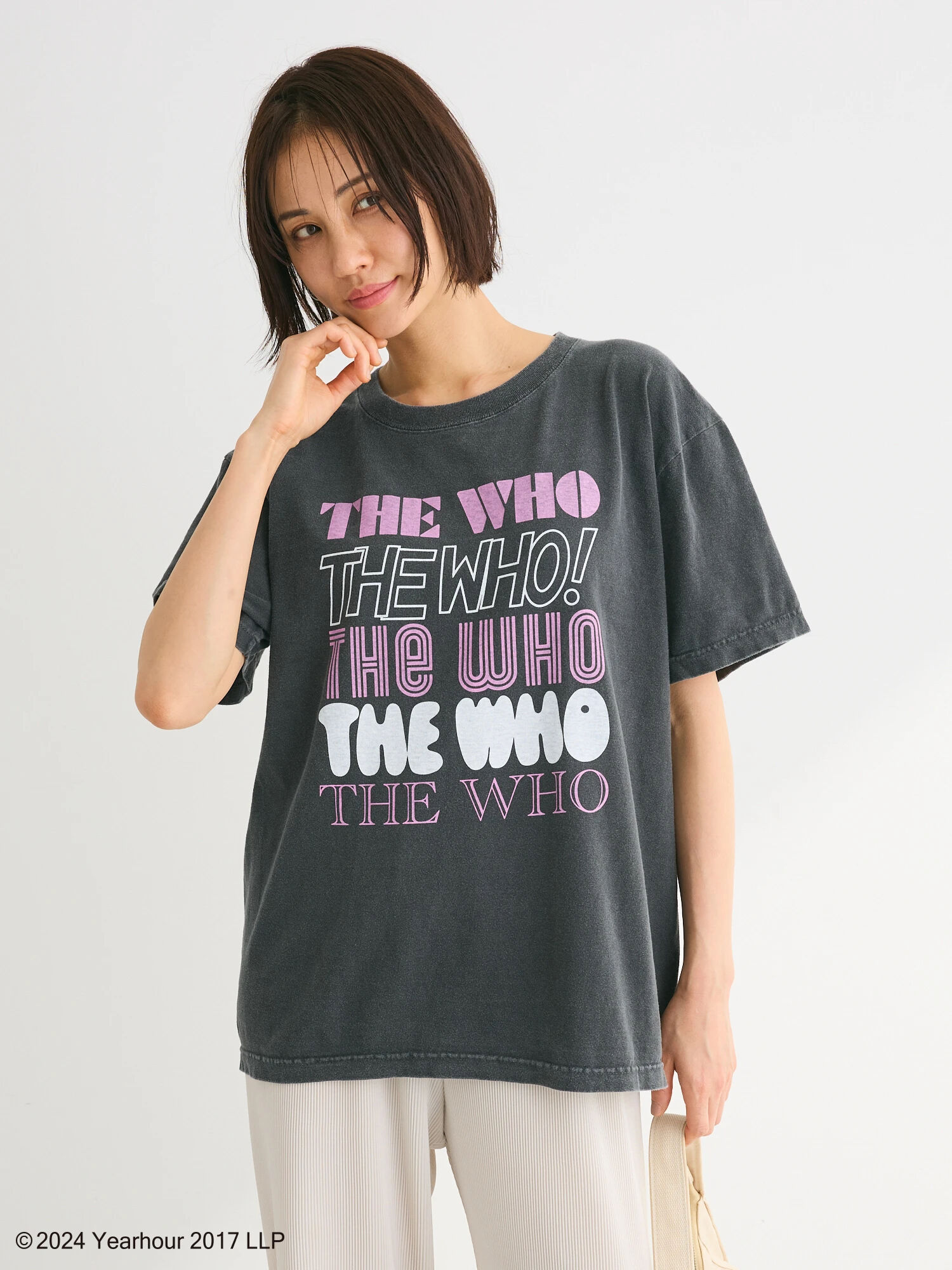 ○GOOD SPEED THE WHO T（チャコールグレー） / Green Parks（グリーンパークス）のレディースTシャツ【6P42L1C1000】｜ファッション通販のSTRIPE  CLUB