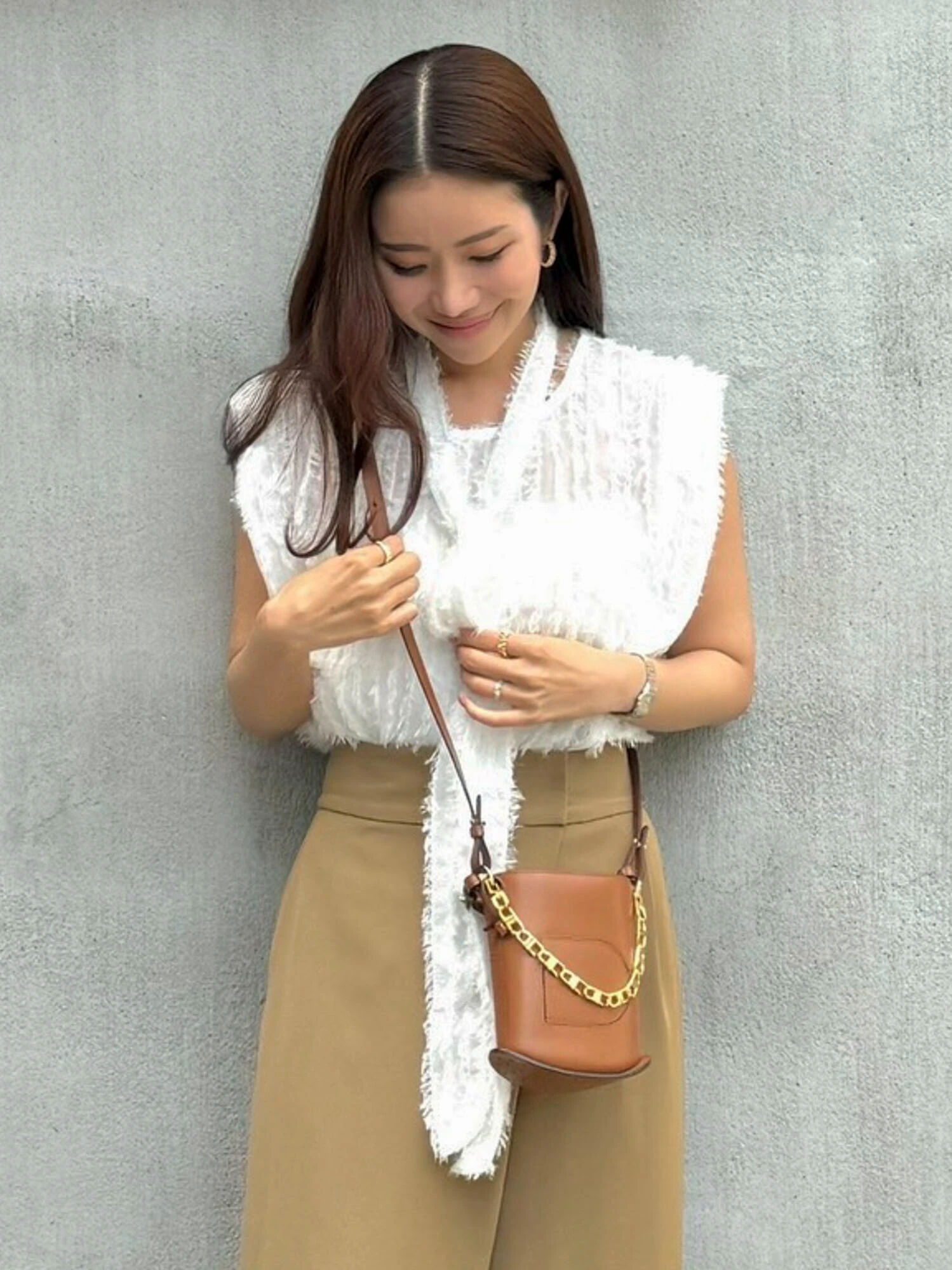 gasp リブタンク ウォッシュグリーン M