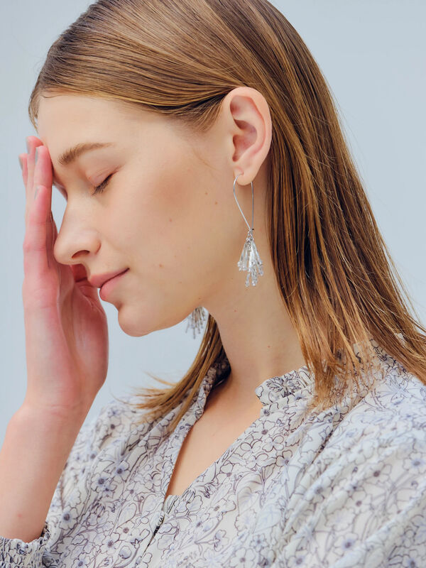 メーカー公式ショップ ビーズ フリンジピアス ピアス Www Indiashopps Com