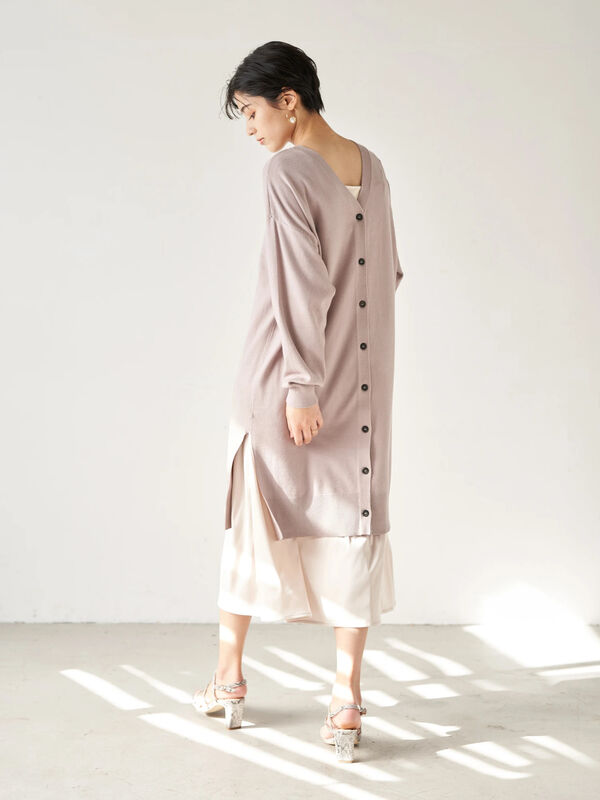 アウトレット マルチウェイニットワンピース ライトベージュ ブラウン ミント Yecca Vecca イェッカヴェッカ のレディースワンピース 7a11l2h0100 ファッション通販のstripe Club