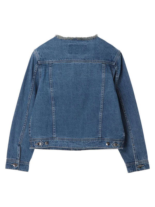 ノーカラーgジャン インディゴ Yecca Vecca イェッカヴェッカ のレディースジャケット 7a11l0y1100 ファッション通販のstripe Club ノーカラーgジャン インディゴ Yecca Vecca イェッカヴェッカ のレディースジャケット 7a11l0y1100 ファッション通販のstripe Club