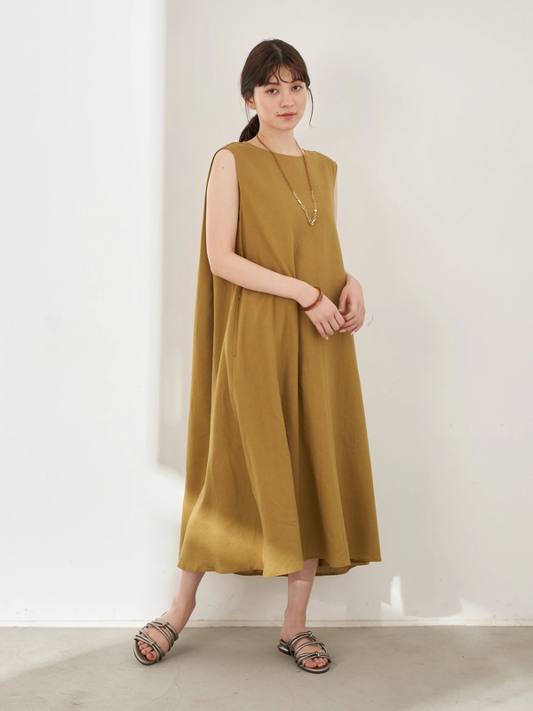 レーヨン麻aラインワンピース ベージュ ダークブラウン ブルーグリーン Yecca Vecca イェッカヴェッカ のレディースワンピース 7a12l0h0100 ファッション通販のstripe Club レーヨン麻aラインワンピース ベージュ ダークブラウン ブルーグリーン Yecca Vecca イェッカヴェッカ のレディースワンピース 7a12l0h0100 ファッション通販のstripe Club
