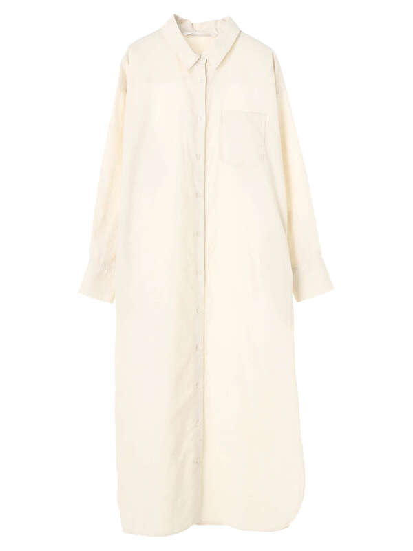 2wayフレンチリネンシャツワンピース アイボリー ライトグレー イエロー カーキ Yecca Vecca イェッカヴェッカ のレディース ワンピース 7b12l0h0100 ファッション通販のstripe Club