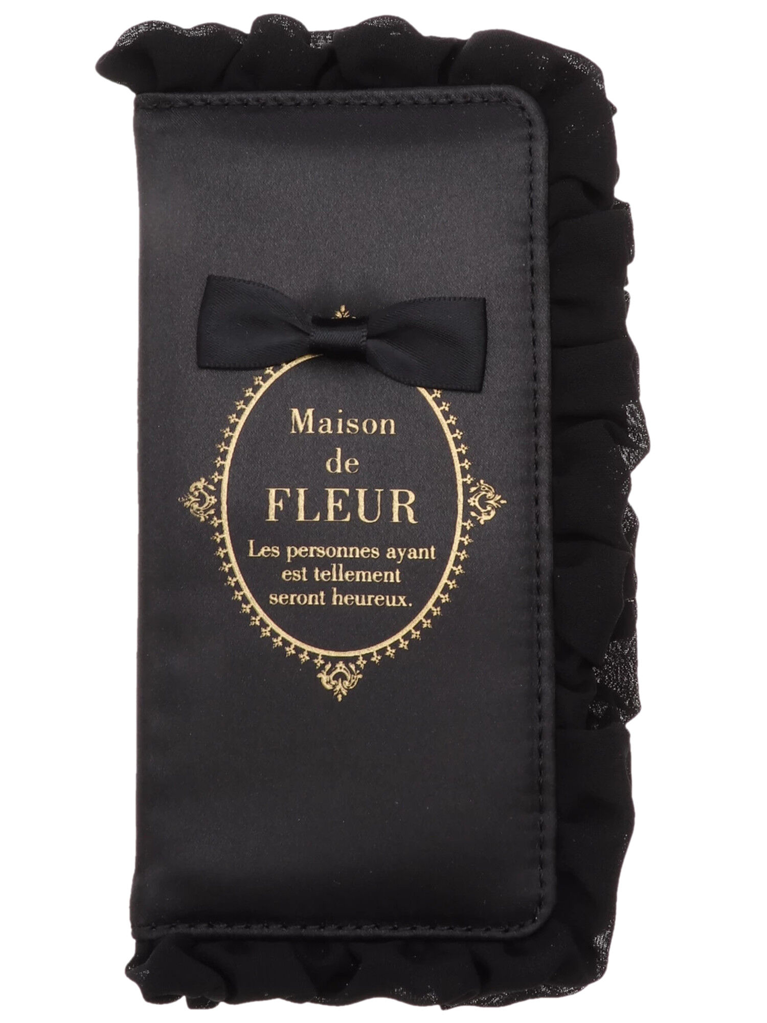 メゾン (Maison de FLEUR) フルール 【sweet4月号掲載】 ブランドロゴフリルiPhone7/8ケース/ ド