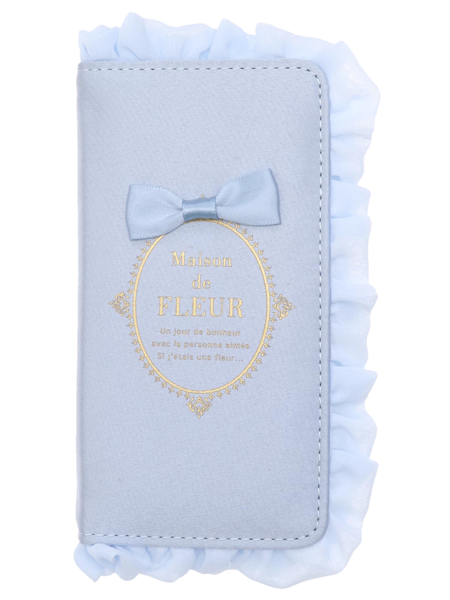 ブランドロゴフリルiPhone7/8ケース/ メゾン フルール ド 【sweet4月号掲載】 (Maison de FLEUR)