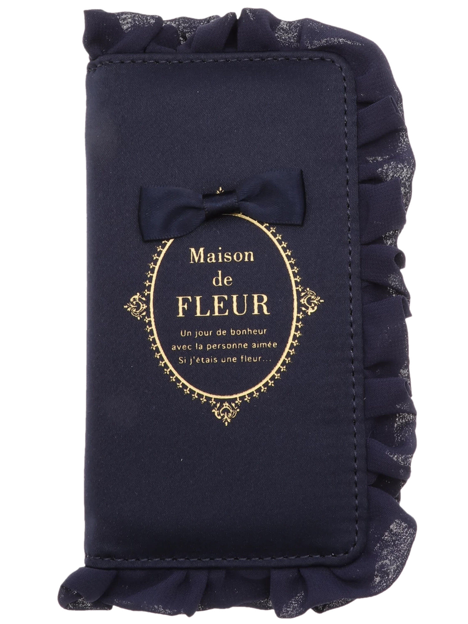 ブランドロゴフリルiPhone7/8ケース/ フルール ド (Maison de FLEUR) メゾン 【sweet4月号掲載】