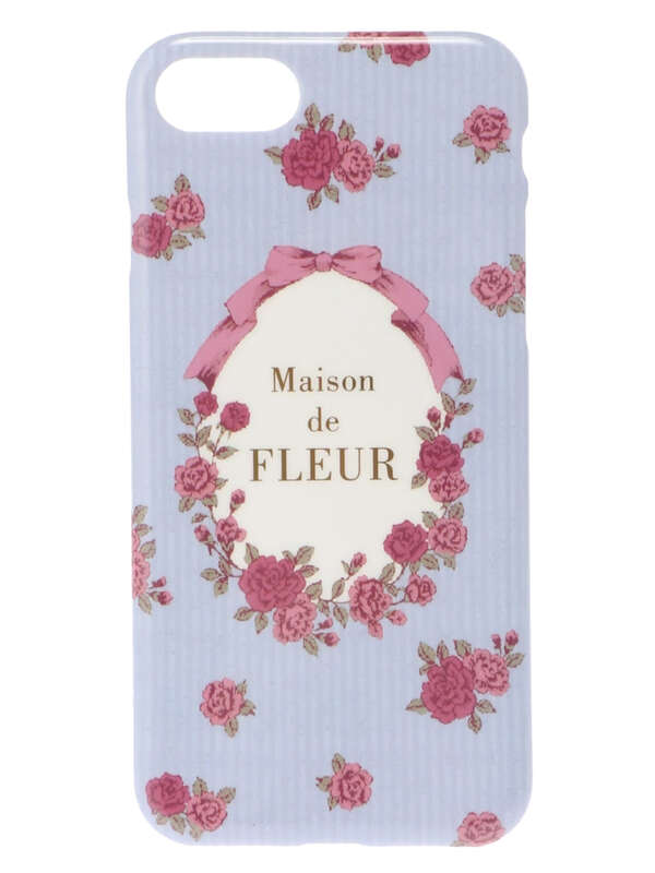 Web限定 リボンローズiphone7 8ケース ピンク サックスブルー パープル Maison De Fleur メゾンドフルール のレディースポーチ jc0550 ファッション通販のstripe Club