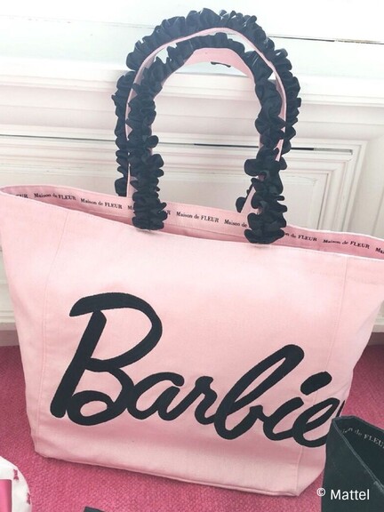 BarbieフリルハンドルトートMバッグ