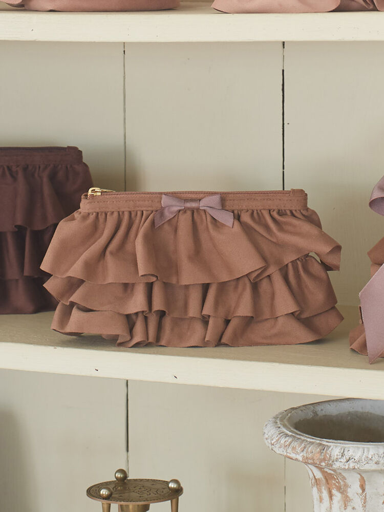 NEUF RRP £ 30.00 Ex Mini Boden ample Ruffle-Rose Achillée Millefeuille U8