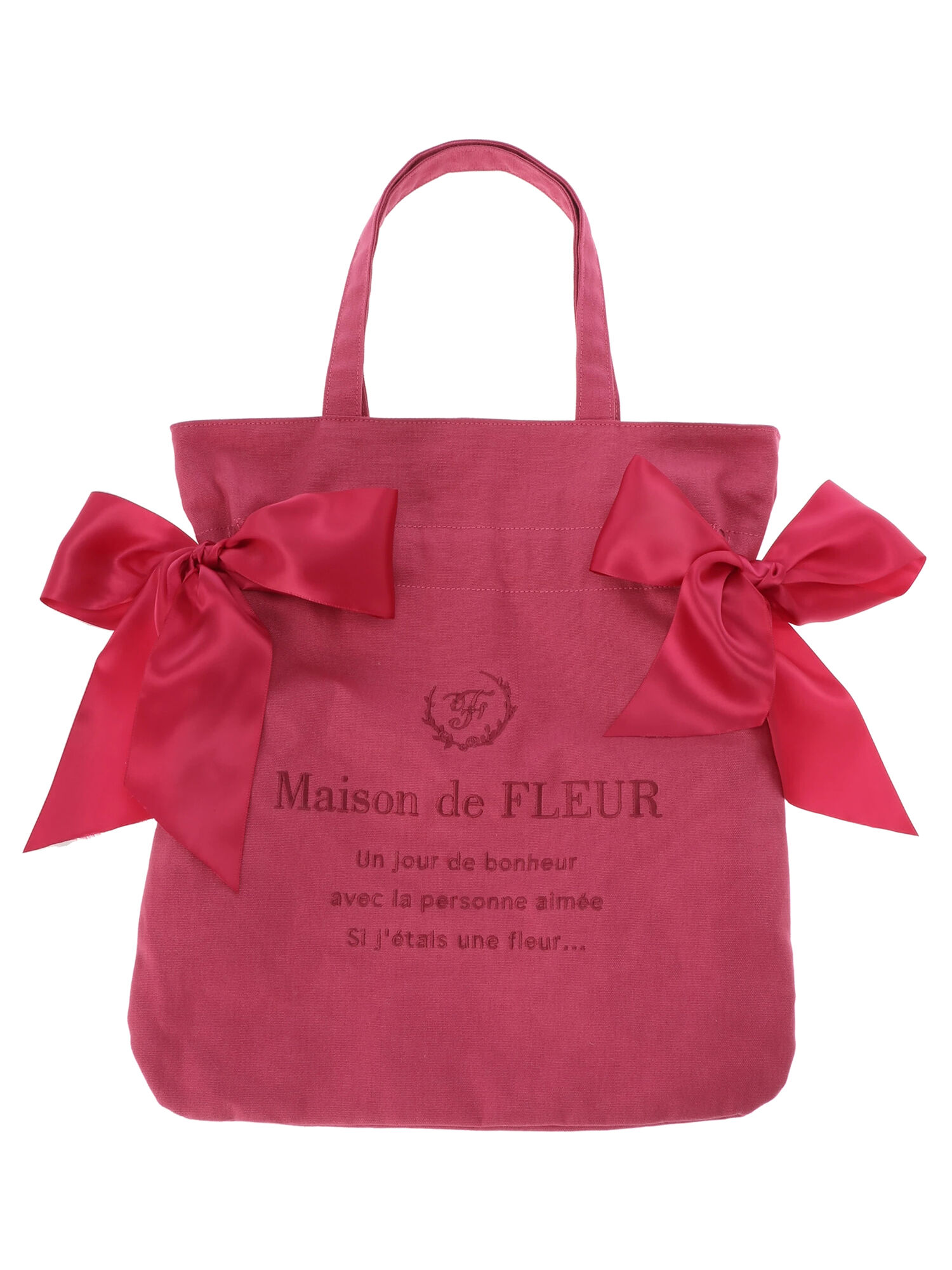 Maison de FLEUR♡ピンクマニア♡トートバッグ M | www.fleettracktz.com