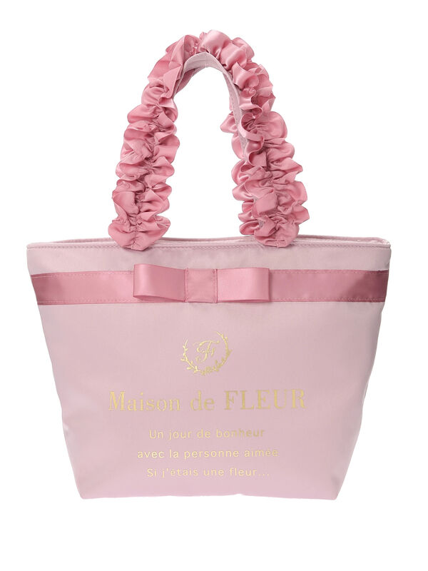 ブランドロゴフリルハンドルトートsバッグ ローズ Maison De Fleur メゾンドフルール のレディースバッグ ポーチ 8a05f0j0600 ファッション通販のstripe Club