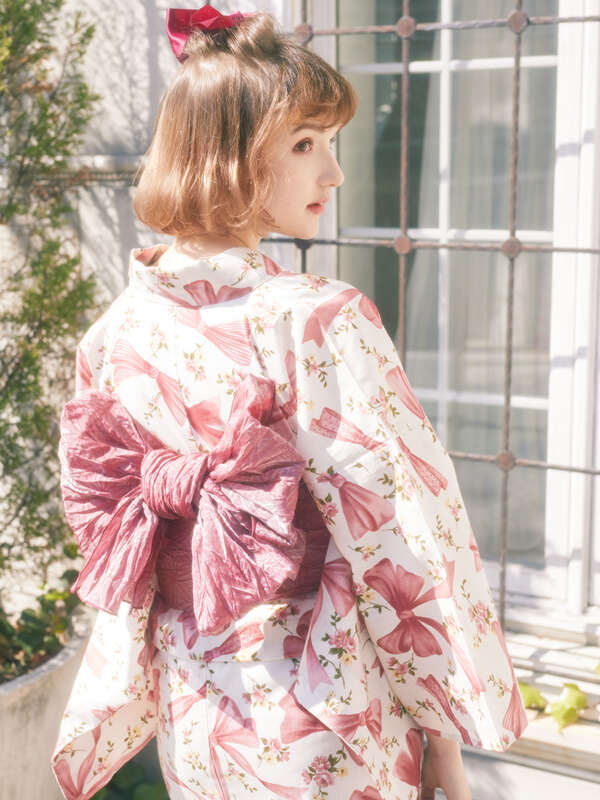 巴里のリボン浴衣 ライトピンク レッド Maison De Fleur メゾンドフルール のレディース浴衣 8a02lam0100 ファッション通販のstripe Club 巴里のリボン浴衣 ライトピンク レッド Maison De Fleur メゾンドフルール のレディース浴衣 8a02lam0100 ファッション通販のstripe Club