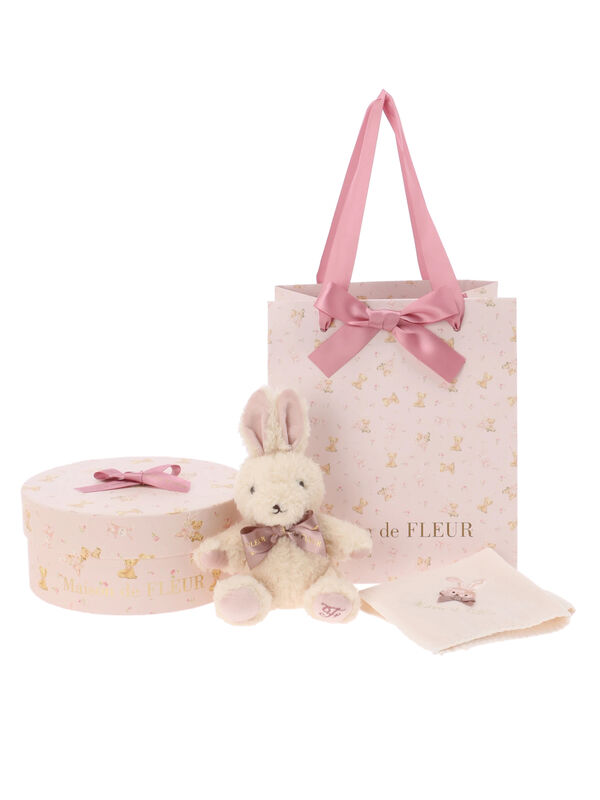 ちょっと大きい白いうさぎさんセット Gray Beige グレーベージュ Maison De Fleur メゾンドフルール のレディースその他雑貨 8a02fzm0600 ファッション通販のstripe Club