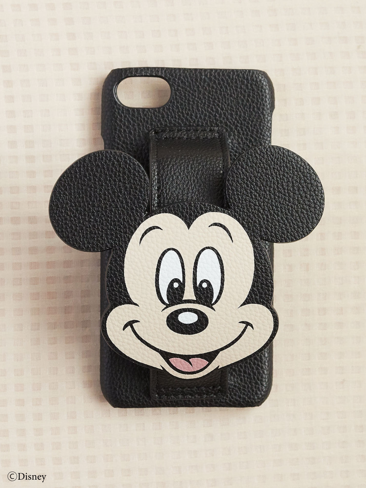 【予備生産分】iPhone7/8ケース/Mickey Mouse（ブラック ...