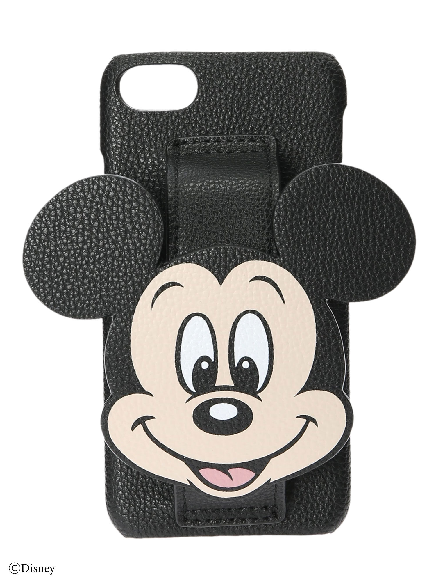 予備生産分】iPhone7/8ケース/Mickey Mouse（ブラック） / Maison de