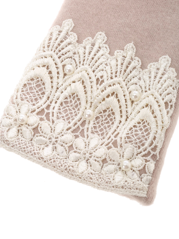 パールレースグローブ アイボリー ブラック ベージュ Maison De Fleur メゾンドフルール のレディースその他アクセサリー 8a04fkj00 ファッション通販のstripe Club