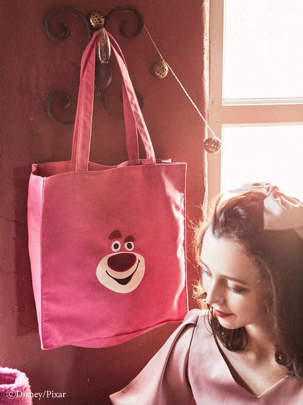 Toy Story Collection Lotso スクエアトートバッグ ダークピンク Maison De Fleur メゾンドフルール のレディースバッグ ポーチ 8a04f0j0800 ファッション通販のstripe Club