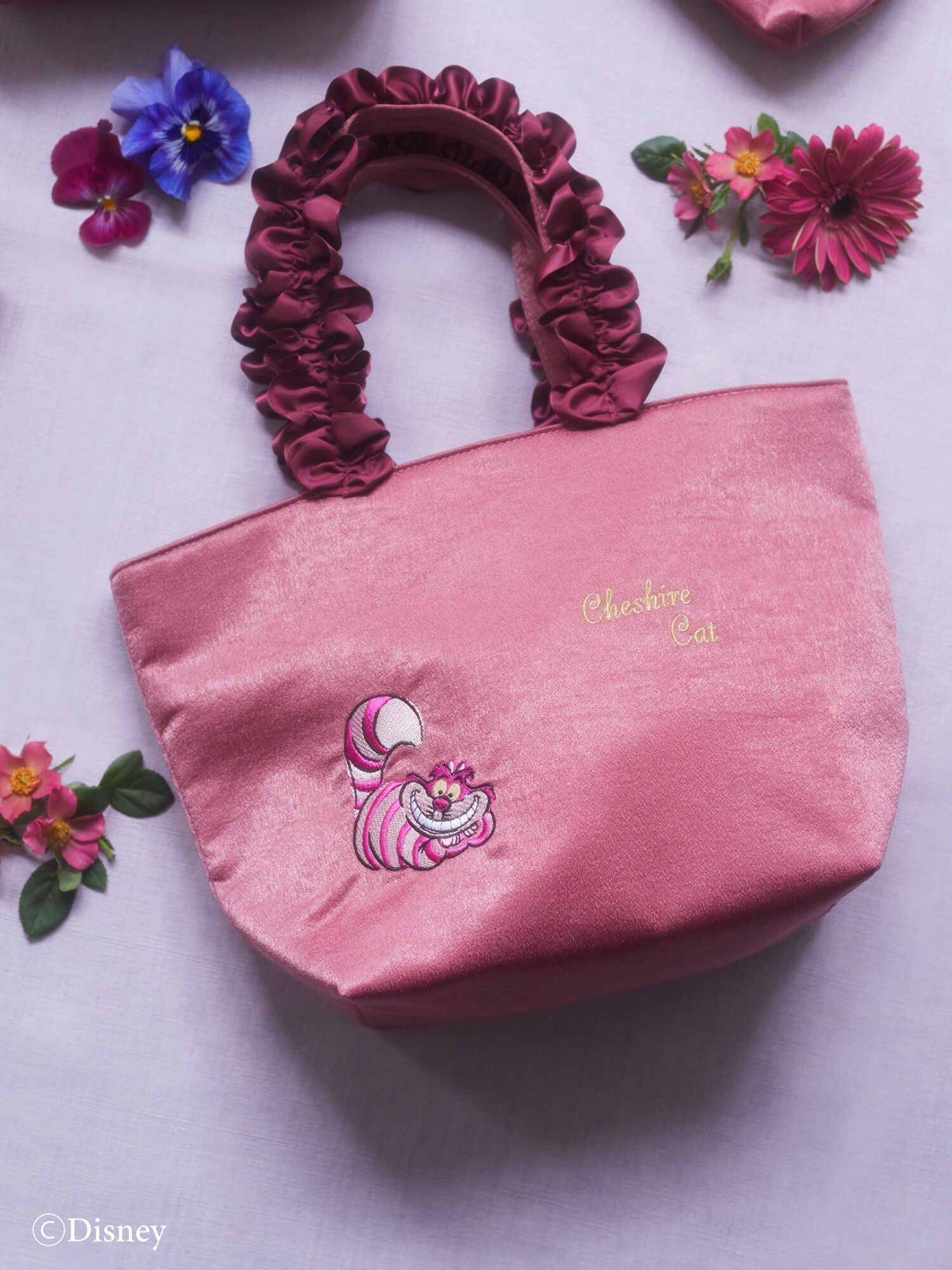 Cheshire Cat フリルハンドルトートバッグ ダークピンク Maison De Fleur メゾンドフルール のレディースバッグ ポーチ 8w11f0j0100 ファッション通販のstripe Club