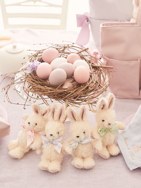 Maison de FLEUR 《Easter》うさぎさんと一緒トートバッグ