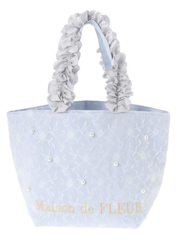 マリエパールフリルハンドルトートバッグ サックスブルー Maison De Fleur メゾンドフルール のレディースバッグ ポーチ 8a12f0j2700 ファッション通販のstripe Club マリエパールフリルハンドルトートバッグ サックスブルー Maison De Fleur メゾンドフルール のレディースバッグ ポーチ 8a12f0j2700 ファッション通販のstripe Club