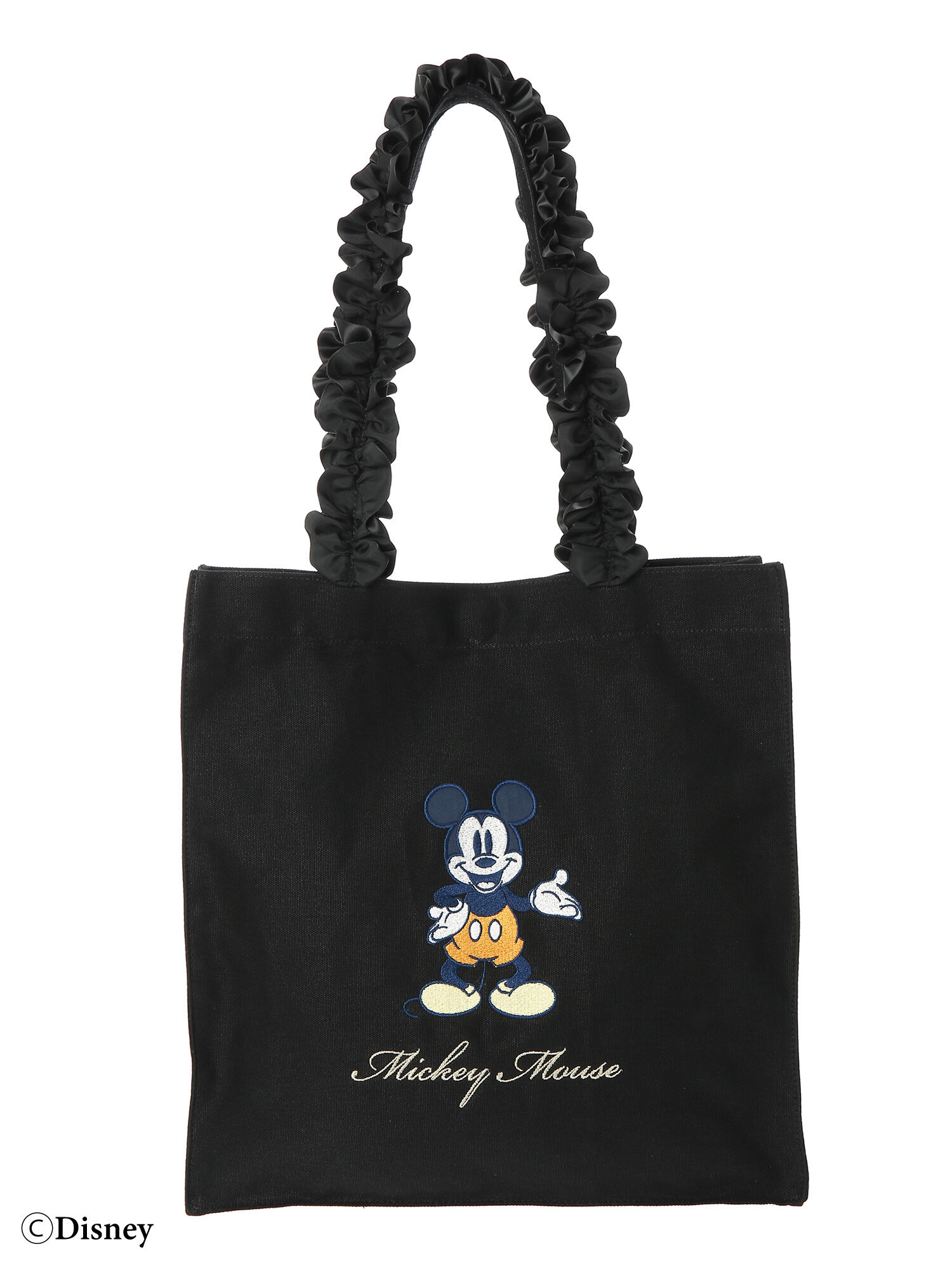 【予備生産分】Mickey Mouse/フリルスクエアトートバッグ